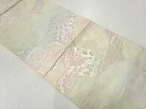 花鳥模様織出し袋帯